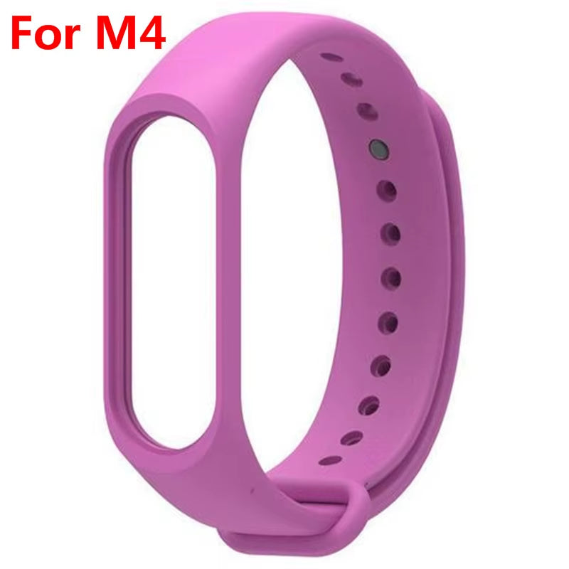 5PC Film TPU+TPE Smart Bracelet for Xiaomi Mi Band 4 Sport Strap Watch Wrist Strap for Xiaomi Mi Band 4 Bracelet Miband 4 Strap