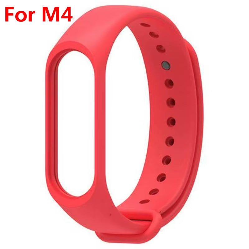 5PC Film TPU+TPE Smart Bracelet for Xiaomi Mi Band 4 Sport Strap Watch Wrist Strap for Xiaomi Mi Band 4 Bracelet Miband 4 Strap