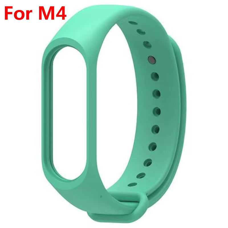 5PC Film TPU+TPE Smart Bracelet for Xiaomi Mi Band 4 Sport Strap Watch Wrist Strap for Xiaomi Mi Band 4 Bracelet Miband 4 Strap