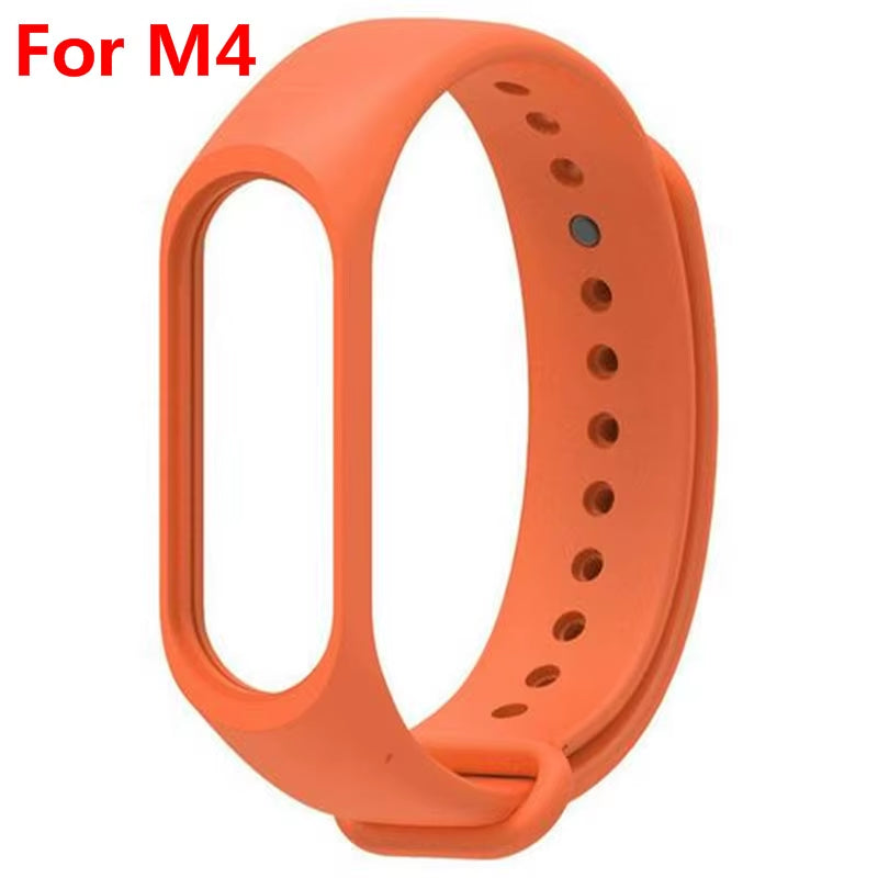 5PC Film TPU+TPE Smart Bracelet for Xiaomi Mi Band 4 Sport Strap Watch Wrist Strap for Xiaomi Mi Band 4 Bracelet Miband 4 Strap