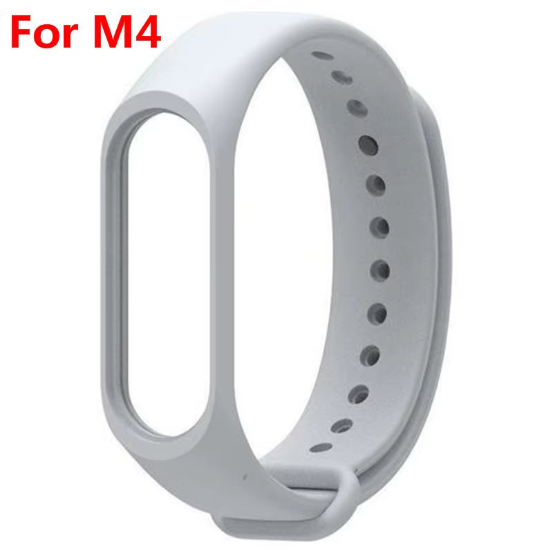 5PC Film TPU+TPE Smart Bracelet for Xiaomi Mi Band 4 Sport Strap Watch Wrist Strap for Xiaomi Mi Band 4 Bracelet Miband 4 Strap