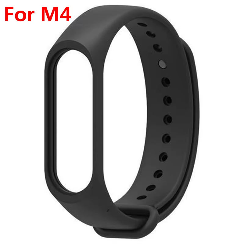 5PC Film TPU+TPE Smart Bracelet for Xiaomi Mi Band 4 Sport Strap Watch Wrist Strap for Xiaomi Mi Band 4 Bracelet Miband 4 Strap