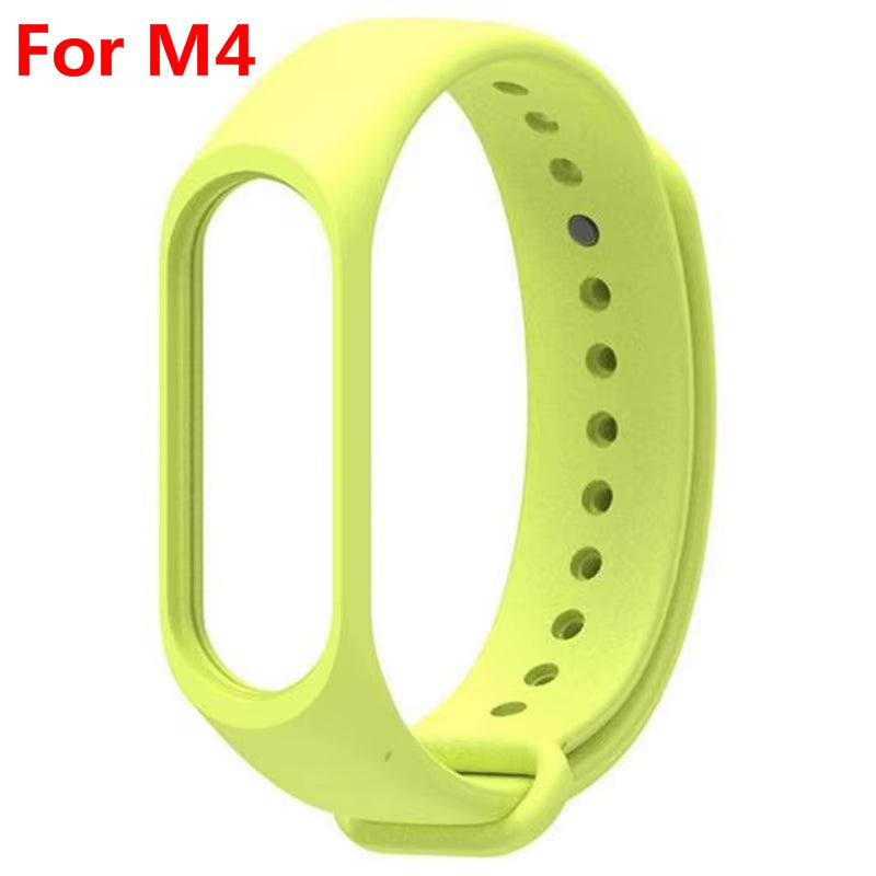 5PC Film TPU+TPE Smart Bracelet for Xiaomi Mi Band 4 Sport Strap Watch Wrist Strap for Xiaomi Mi Band 4 Bracelet Miband 4 Strap